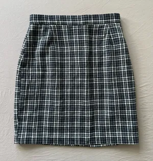 Vintage Paniz New York Plaid Wool Skirt thumbnail 1