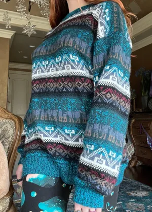 Bohemian Mexico Sweater Size M thumbnail 3