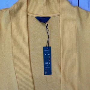 NWT - Mix by 41Hawthorne - Women’s Yellow Cardigan - Size Medium thumbnail 2