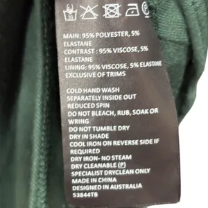 Bardot Long Sleeve Velour Green Spring Bodysuit Size Medium Women’s thumbnail 8