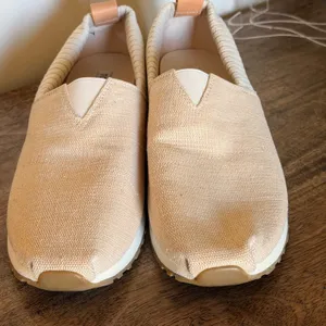 TOMS‎ Alpargata Resident Women 8 Peach Beige Knit Slip On Sneaker Minimalist thumbnail 10