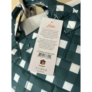 Lug Jitterbug Crossbody Bag in Gingham Evergreen Black thumbnail 6