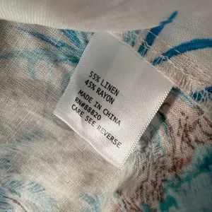 C&C California Women's Medium Tropical Button Up Shirt Linen Blend Short Sleeve thumbnail 8
