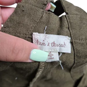 Hem & Thread Green‎ Jumpsuit Size: L thumbnail 3