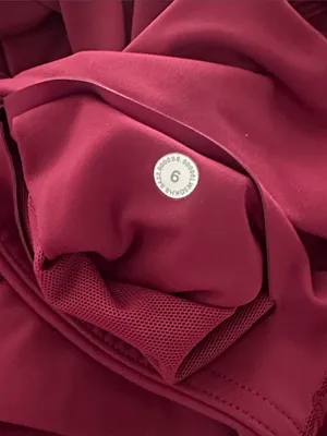 Lululemon‎ Base Pace High-Rise Tight 25" Red Merlot size 6 thumbnail 3