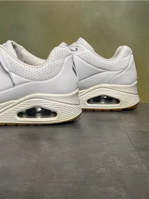 Skechers Uno Shimmer Away White Sneakers Women's Size 10 thumbnail 10