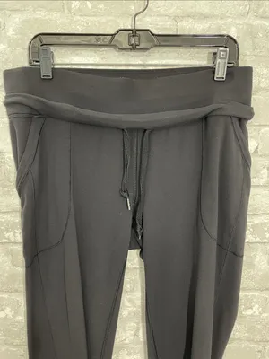 lululemon athletica Black Fold-Over Waist Jogger Pants thumbnail 2