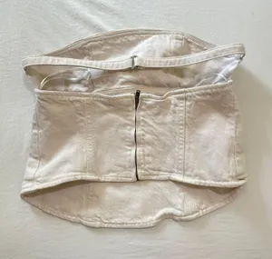 ZARA denim top thumbnail 3