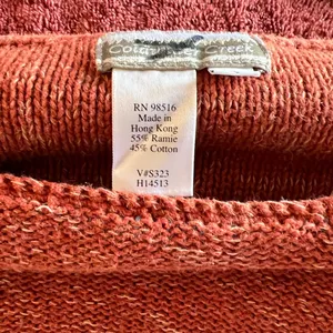 Coldwater Creek Burnt Orange Sweater thumbnail 6