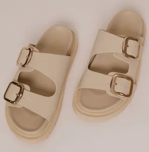 These Three Boutique Gen Sandals-Seashell thumbnail 1