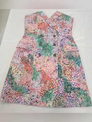 Maeve Strapless Multicolor Confetti-Print Mini Dress thumbnail 6