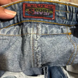 Vintage Levis Sport Blue Denim Jeans 28x32 with SJ back pocket logo thumbnail 8