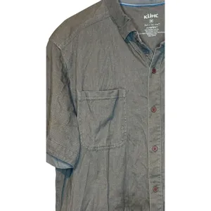 Kuhl Women's Top Wildfibre Herringbone‎ 100% Organic Cotton Tan Medium thumbnail 2
