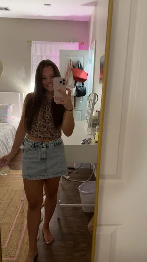 Denim Skirt Blue thumbnail 4