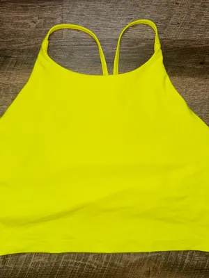 Old Navy Powersoft Neon Strappy Crop Tank Top Size XL thumbnail 8