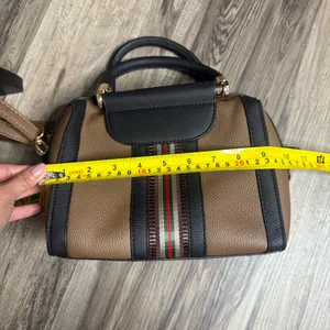 & Other Stories Brown and black shoulder and hand bag thumbnail 8