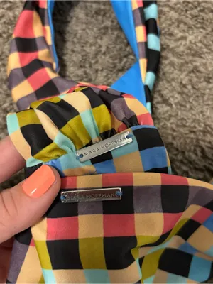 Mara Hoffman Plaid Bikini Set thumbnail 5