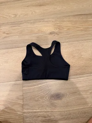 Nike Black Sports Bra Dri-Fit thumbnail 2