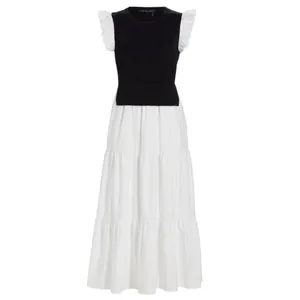 English Factory Mixed Media Sleeveless Maxi Dress thumbnail 14