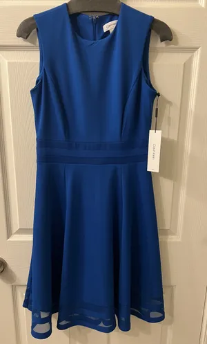 Calvin Klein Blue Dress thumbnail 1