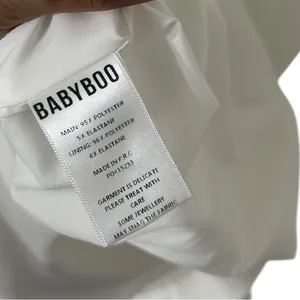 BABYBOO Addie Off Shoulder Ruched Ivory Crepe Maxi Dress thumbnail 8