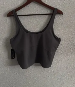 Aritzia TNA grey sports bra thumbnail 3