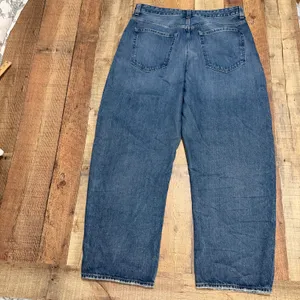 Madewell Women's Medium Denim The Curvy Balloon Jeans Sz 32 Horseshoe Streetwear thumbnail 7
