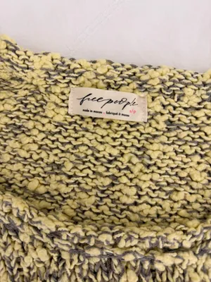 Free People Chunky Crop Sweater thumbnail 3