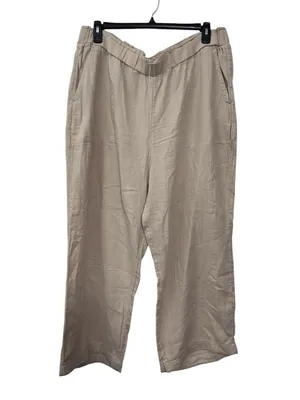 GAP Casual Beige Wide-Leg Pants 💯 COTTON thumbnail 2