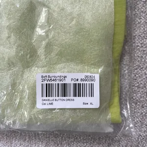 NEW NWT Soft Surroundings Lime Green Midi Dress thumbnail 12