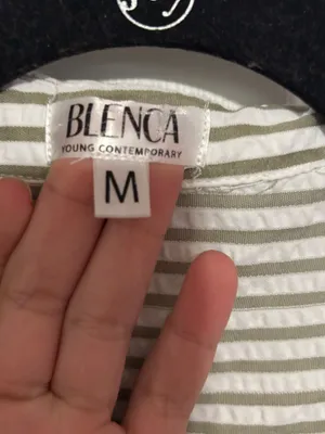stripped button up Green Size M thumbnail 2