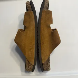 Birkenstock Arizona Suede Brown Sandals Vintage Sz 39 (8-8.5) Women's thumbnail 9