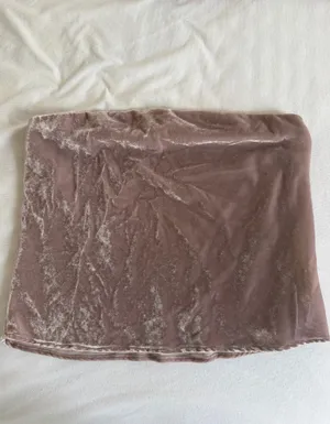 Anthropologie velvet tube top thumbnail 3