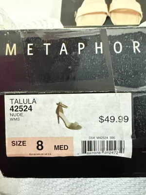 Metaphor Nude Patent Ankle Strap 4 inch Heels thumbnail 8