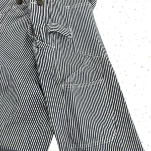 Duluth Trading Overall Shorts Railroad Engineer Striped 100% Cotton Workwear M thumbnail 5