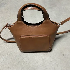 Rosetti Light Brown Camel Vinyl Handbag with Strap & Wallet thumbnail 3