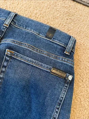7 for all Mankind Slim Kick Jukebox Jeans with Hem Studs thumbnail 3