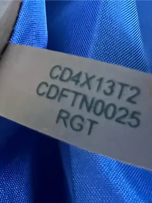 Calvin Klein Blue V-Neck A-Line Belted Lined Crepe Dress Sleeveless Size 6 VGUC thumbnail 8