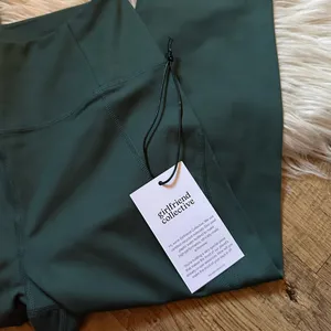 GIRLFRIEND COLLECTIVE High-Rise Compression 7/8 Leggings In Moss Green thumbnail 6