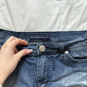 Vintage 90s Y2K Denim Micro Mini‎ Shorts Size 10 Preppy Girlie Baddie Grunge thumbnail 2