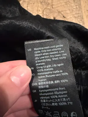 COS Black Wide-Leg Jacquard Pants size 8 thumbnail 7