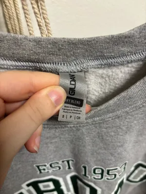 MSU Michigan State Gildan Broad College of Business Grey Crewneck thumbnail 3