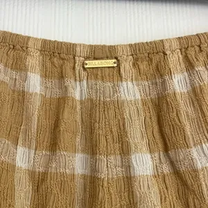 Billabong Tan Plaid Trousers thumbnail 3