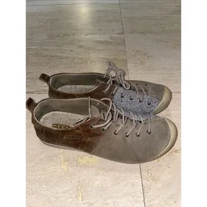 Keen Womens Size 8.5 Lower East Side‎ Lace Women Oxford Sneaker Shoes Brown Gray thumbnail 4