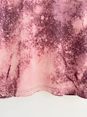 Custom Bleached Pocket Tee Pink Size XXL thumbnail 6
