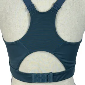 Gymshark Medium Racerback Sports Bra Adjustable Padded Cups Pullover Mesh Teal thumbnail 5