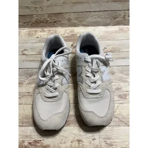 New Balance 574 Sneakers Women's Size 7 White Gray Shoes New thumbnail 3