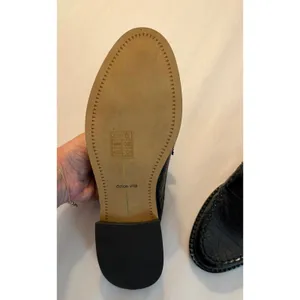 NWOB Dolce Vita Havan Loafer Mule in In Midnight Crinkle Patent Women's sz. 7.5 thumbnail 8