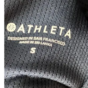 Athleta Activewear Criss Cross Spaghetti Straps Back Sports Bra S Charcoal Grey thumbnail 6