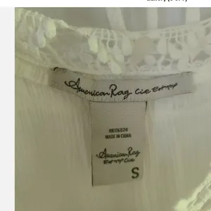 NWT American Rag White Crochet Detail Square Neck Short Sleeve Women's Small‎ thumbnail 5
